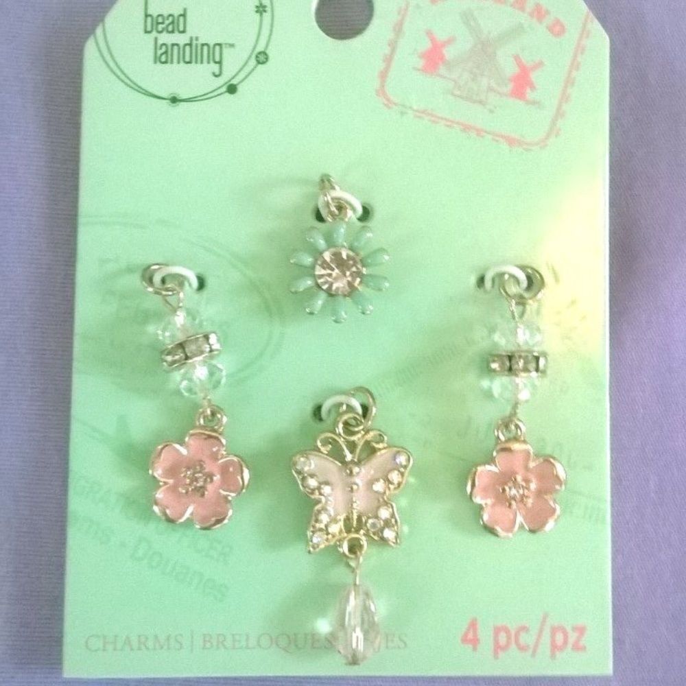 Womens or Girls 4 pc Charm Set